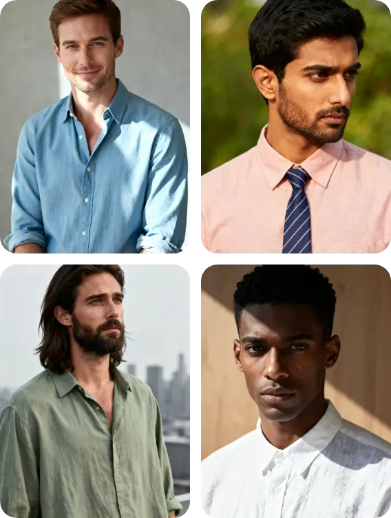 Business casual for man