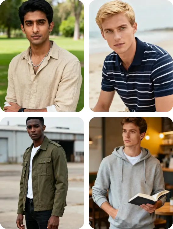 Smart casual for man