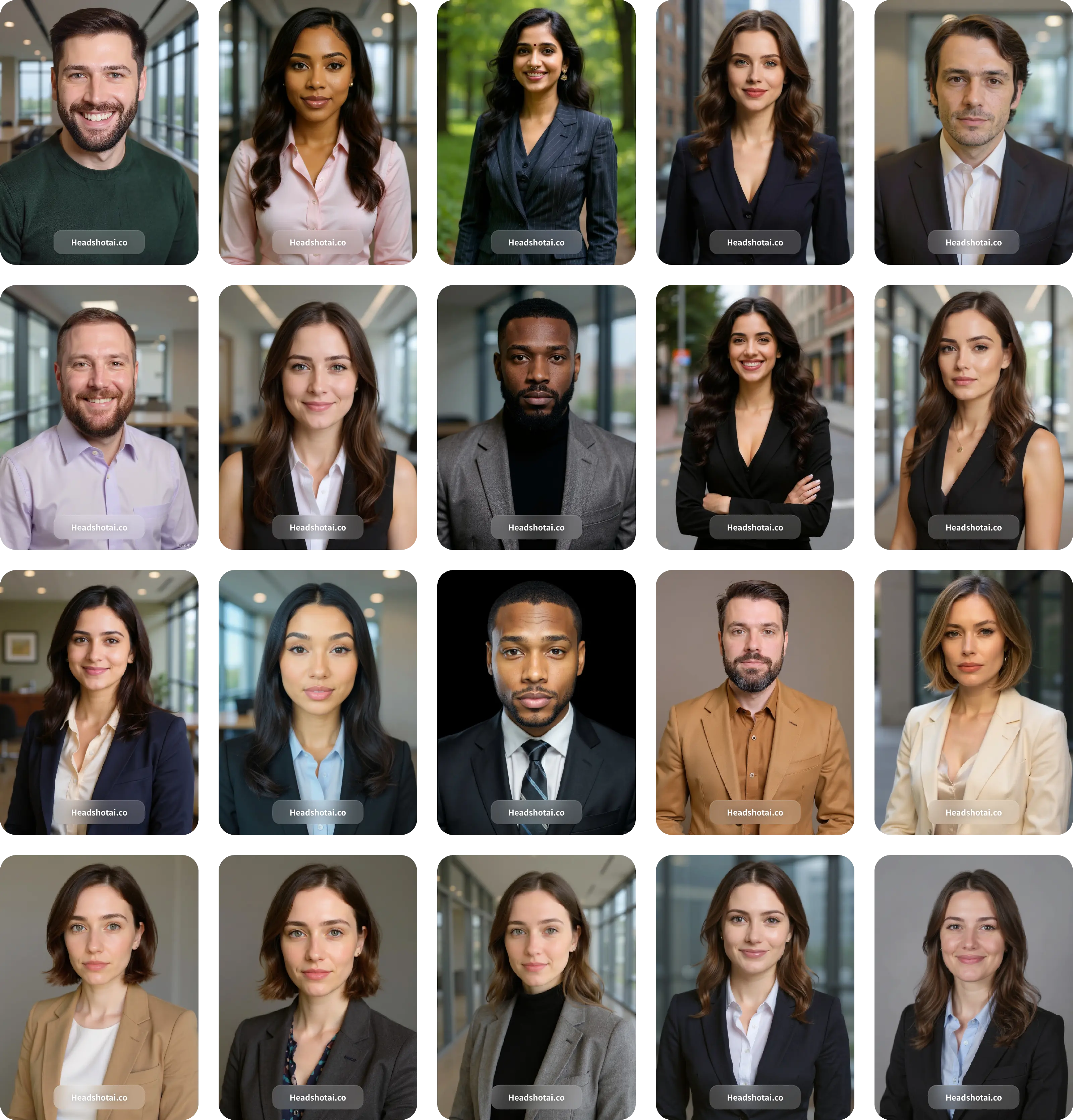 Business headshot exemple