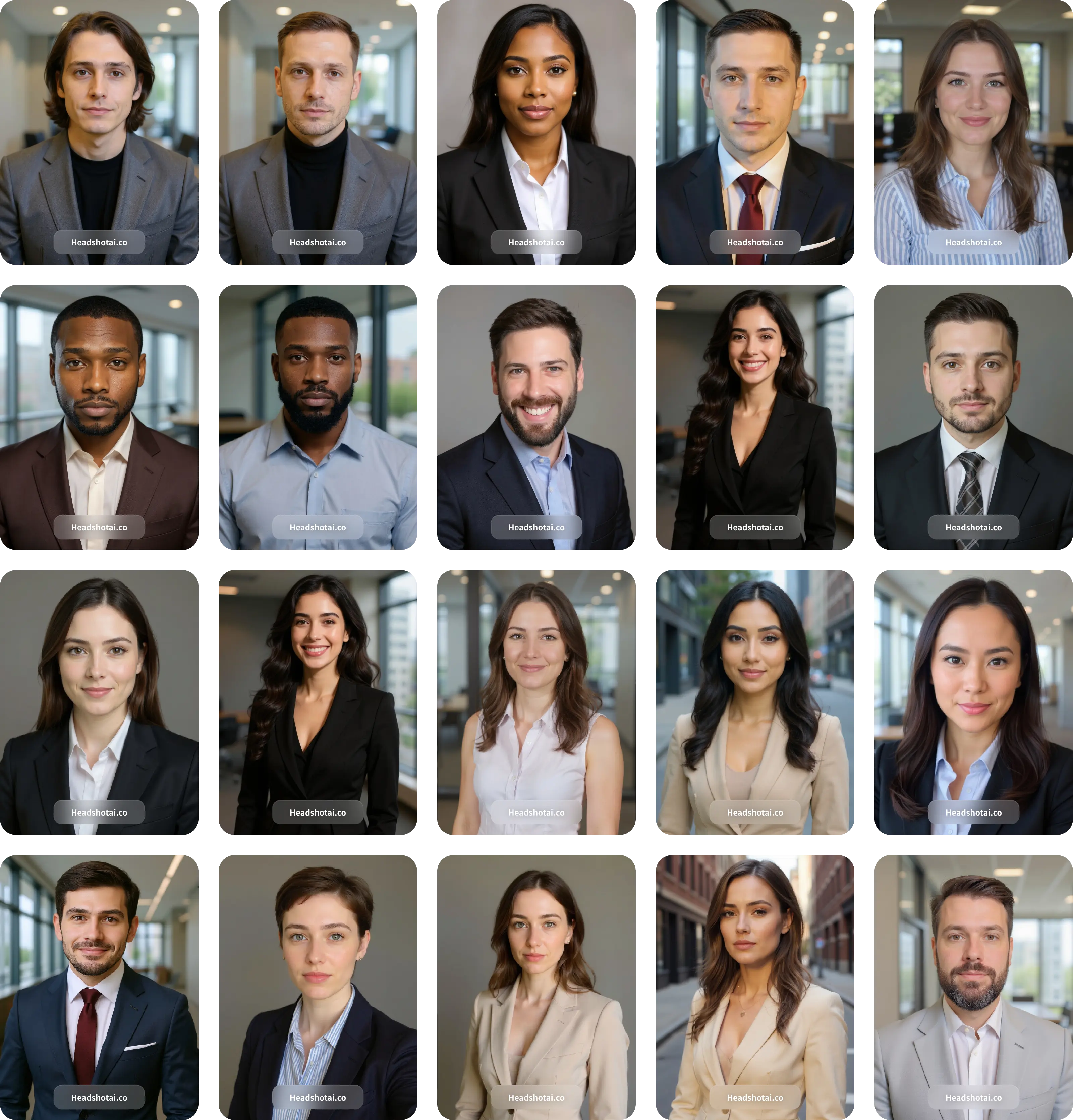 Corporate Headshots exemple