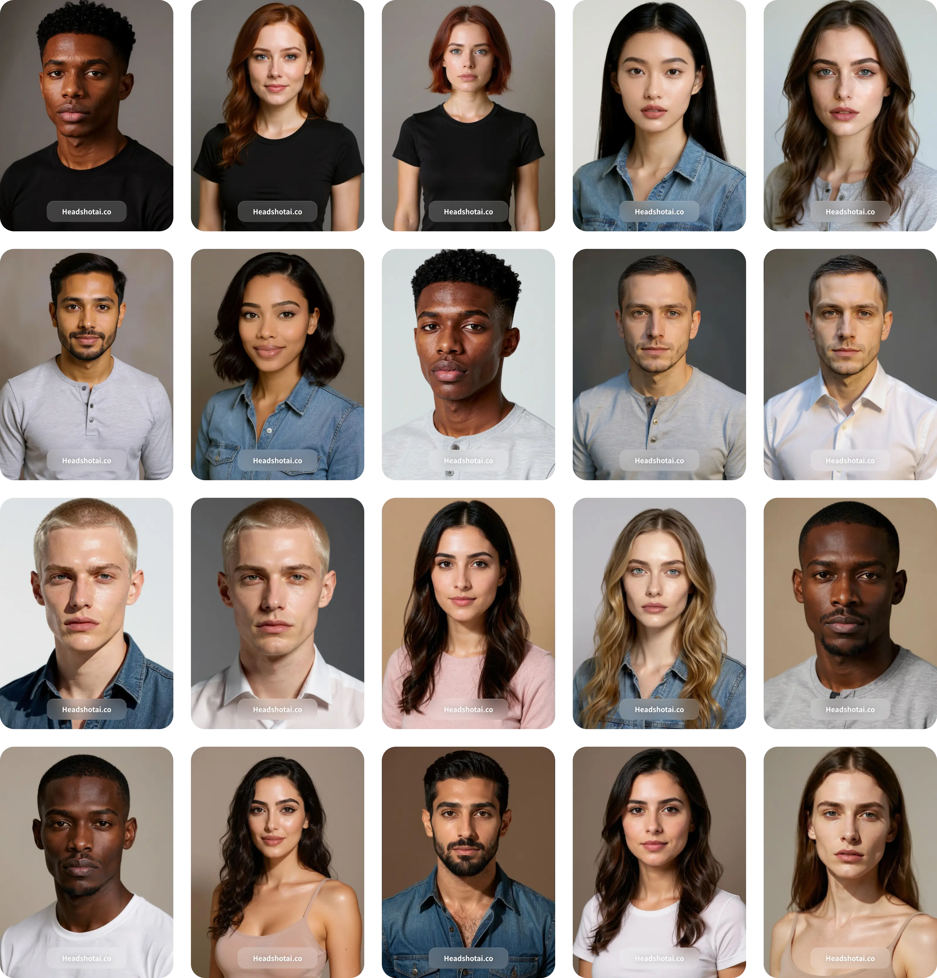 Model headshot exemple